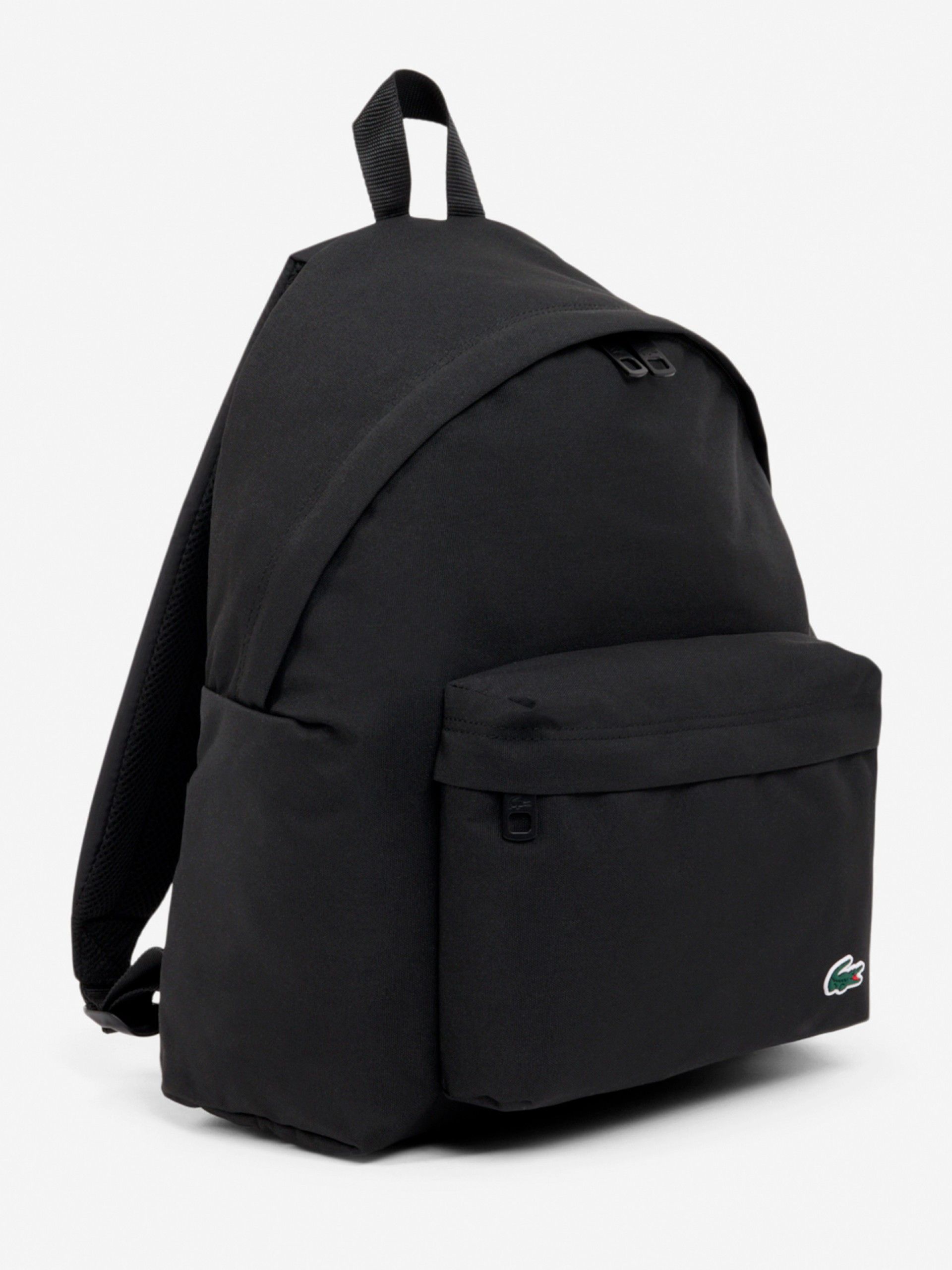 Mochila Lacoste Casual Croco Preta