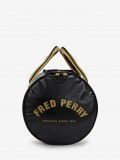 Saco Fred Perry Tipped Classic Barrel Preto e Dourado Saco Fred Perry Tipped Classic Barrel Preto e Dourado