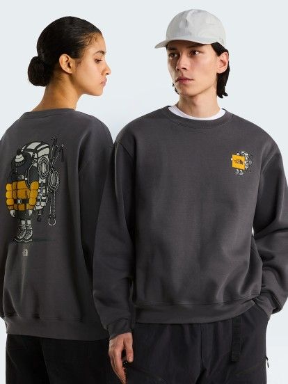 Sudadera The North Face Gear Up Get Out Gris