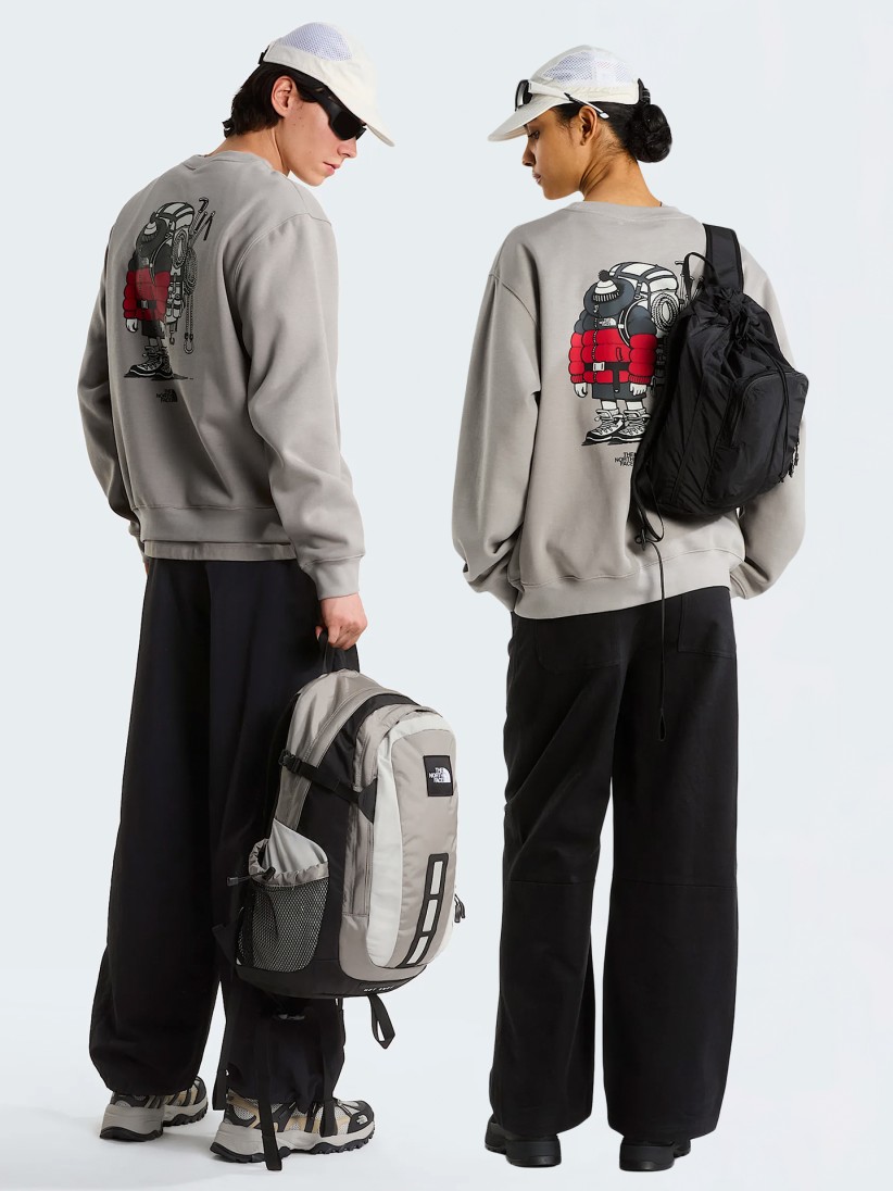 Sudadera The North Face Gear Up Get Out Gris Sudadera The North Face Gear Up Get Out Gris