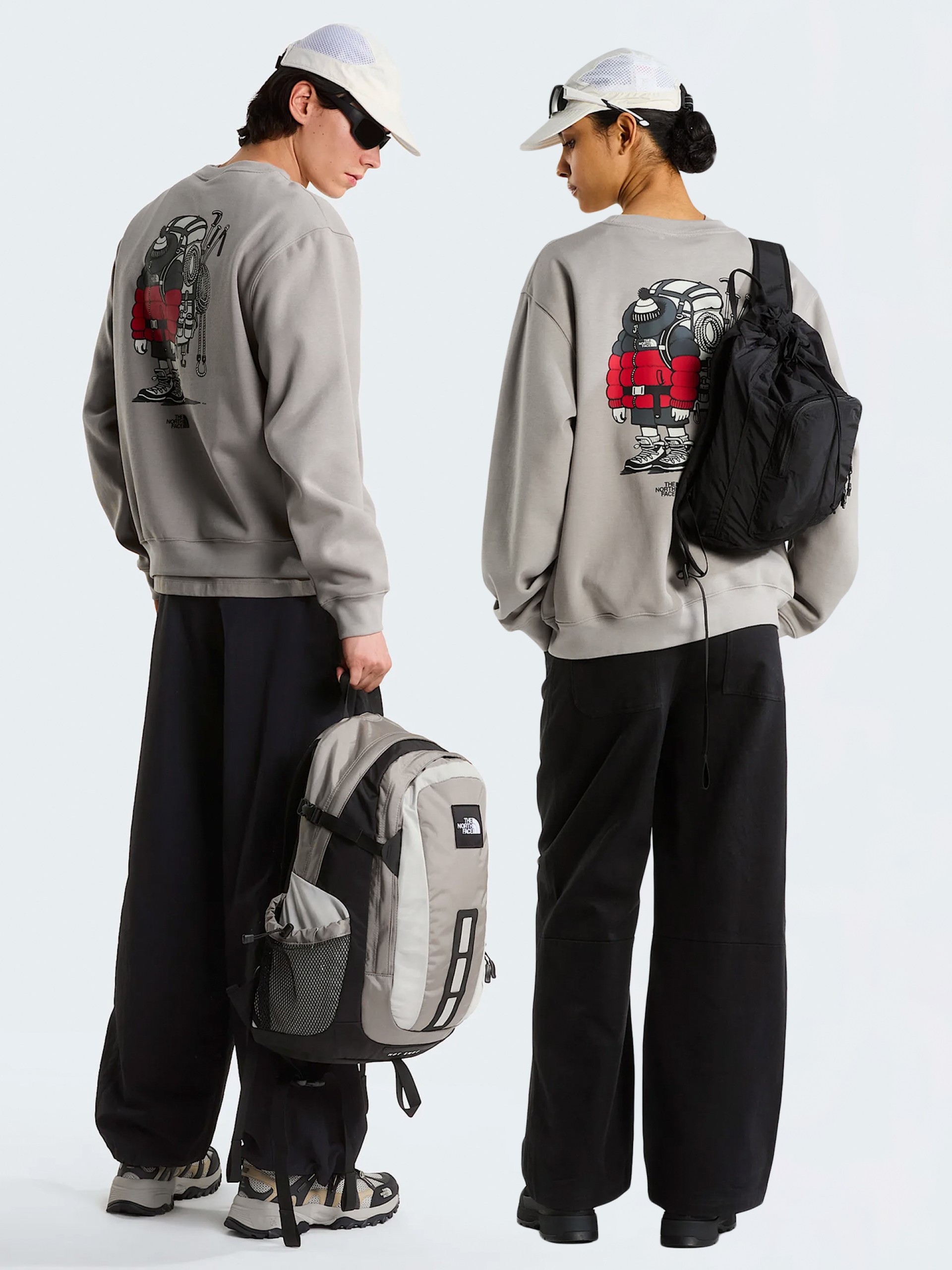 Sudadera The North Face Gear Up Get Out Gris