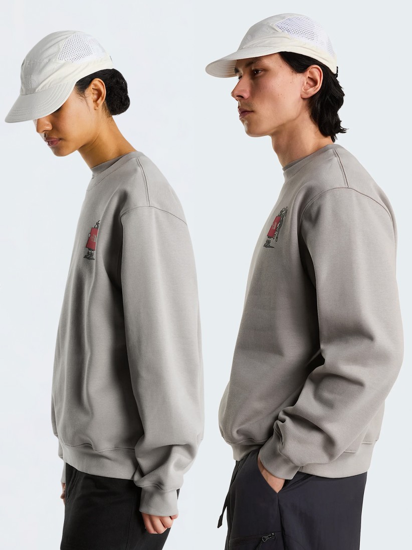 Sudadera The North Face Gear Up Get Out Gris Sudadera The North Face Gear Up Get Out Gris