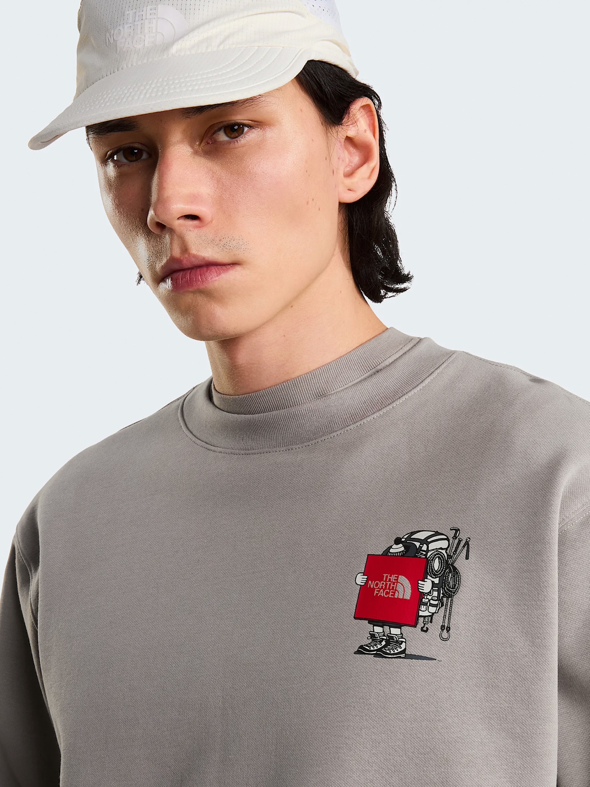 Sudadera The North Face Gear Up Get Out Gris