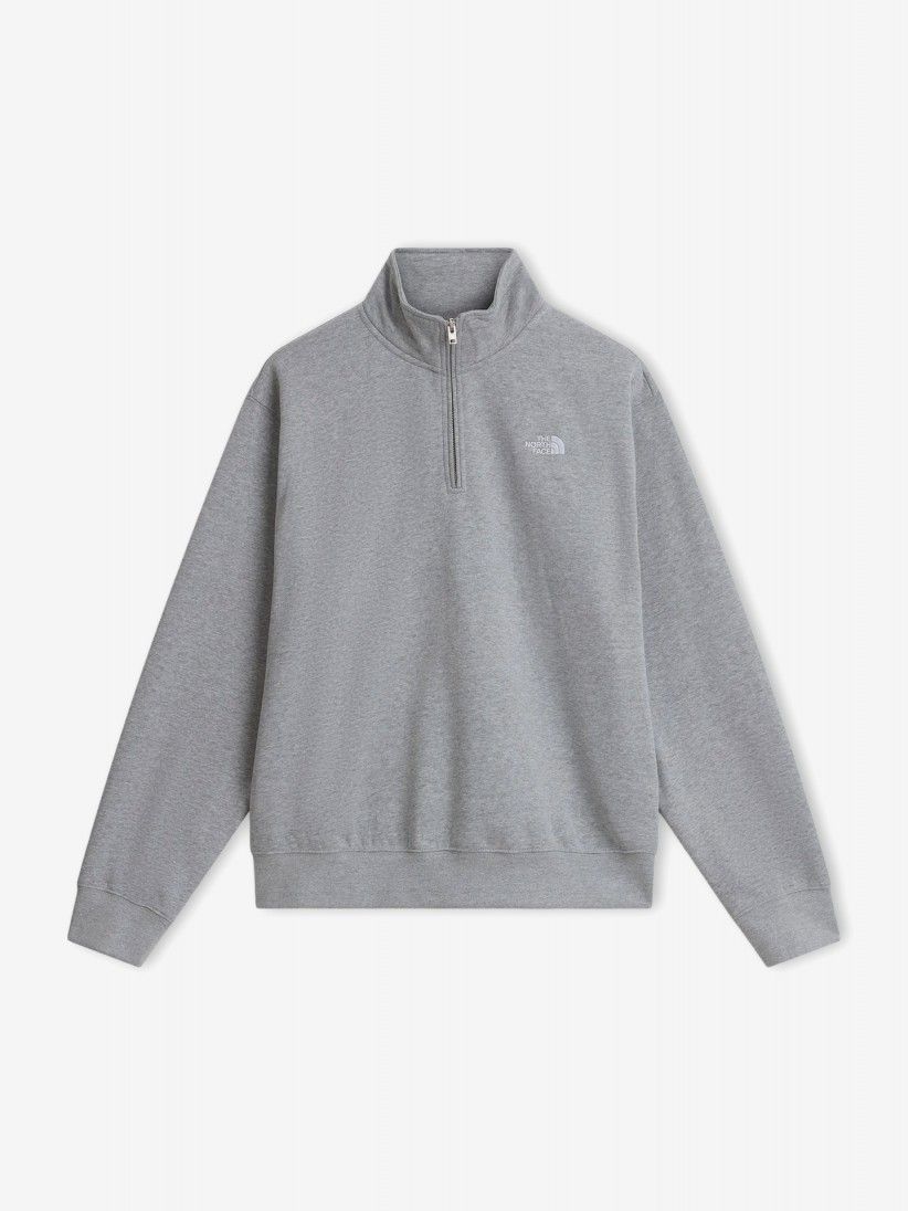 Camisola com Fecho The North Face Essential Simple Dome Cinzenta