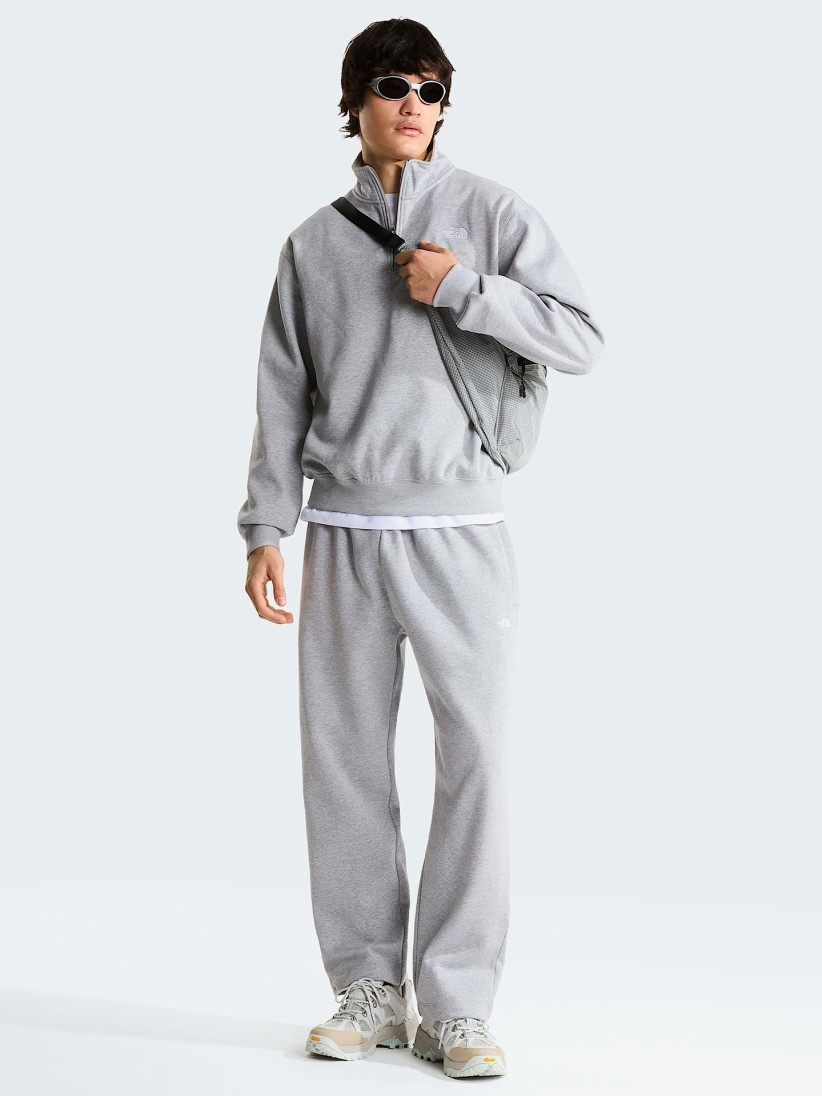 Camisola com Fecho The North Face Essential Simple Dome Cinzenta