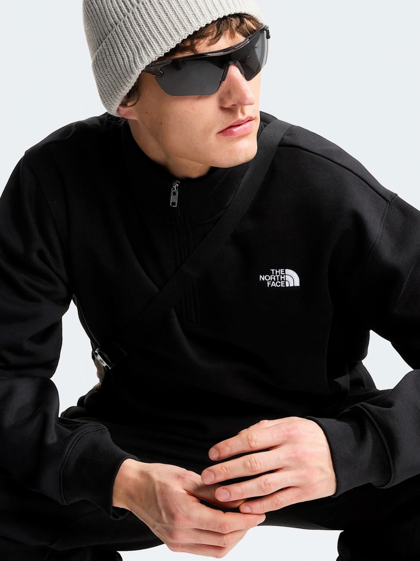 Camisola com Fecho The North Face Essential Simple Dome Preta