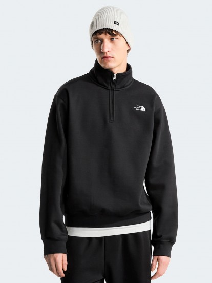 Camisola com Fecho The North Face Essential Simple Dome Preta