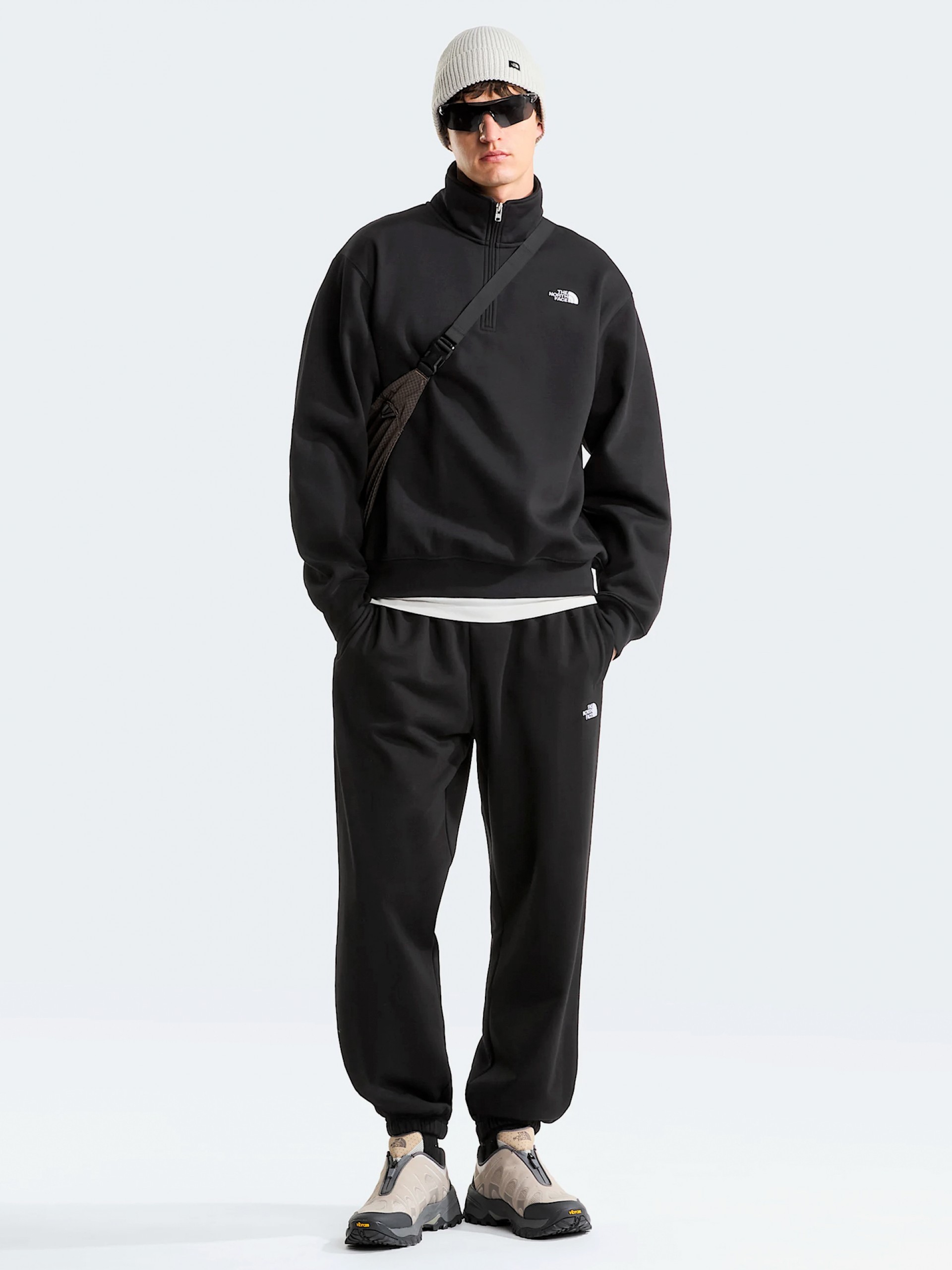 Camisola com Fecho The North Face Essential Simple Dome Preta