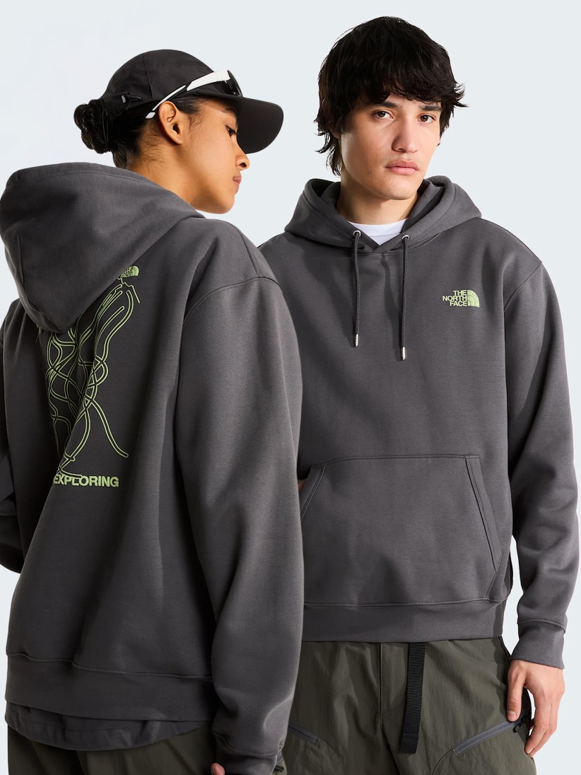 Camisola com Capuz The North Face NSE Slopes Cinzenta