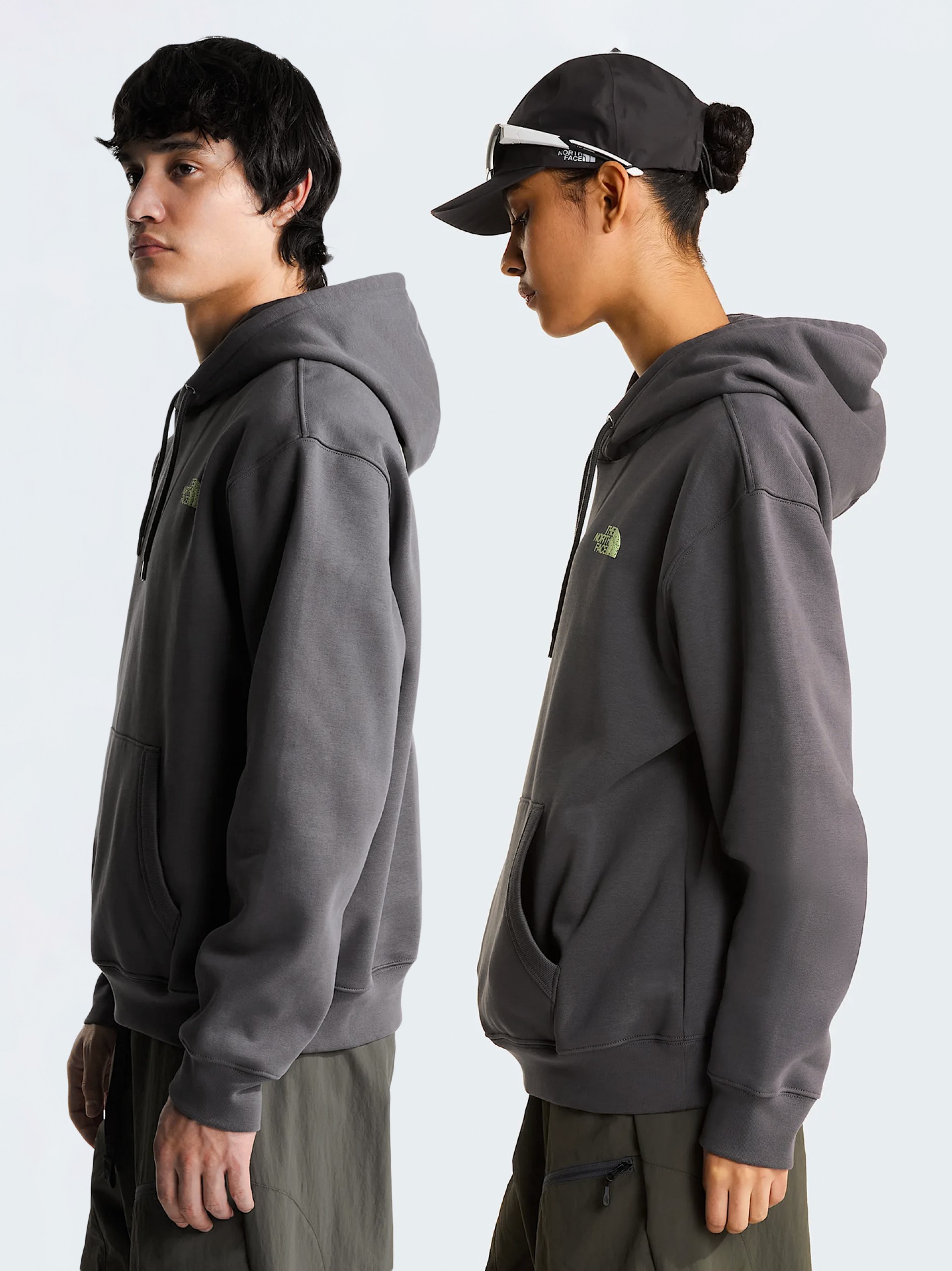 Camisola com Capuz The North Face NSE Slopes Cinzenta