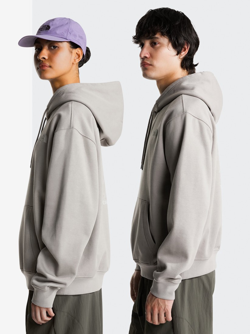 Camisola com Capuz The North Face NSE Slopes Cinzenta