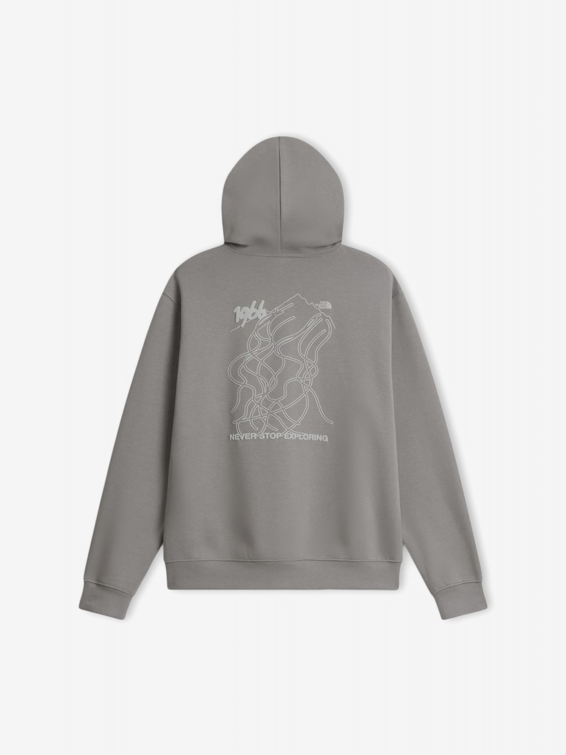 Camisola com Capuz The North Face NSE Slopes Cinzenta