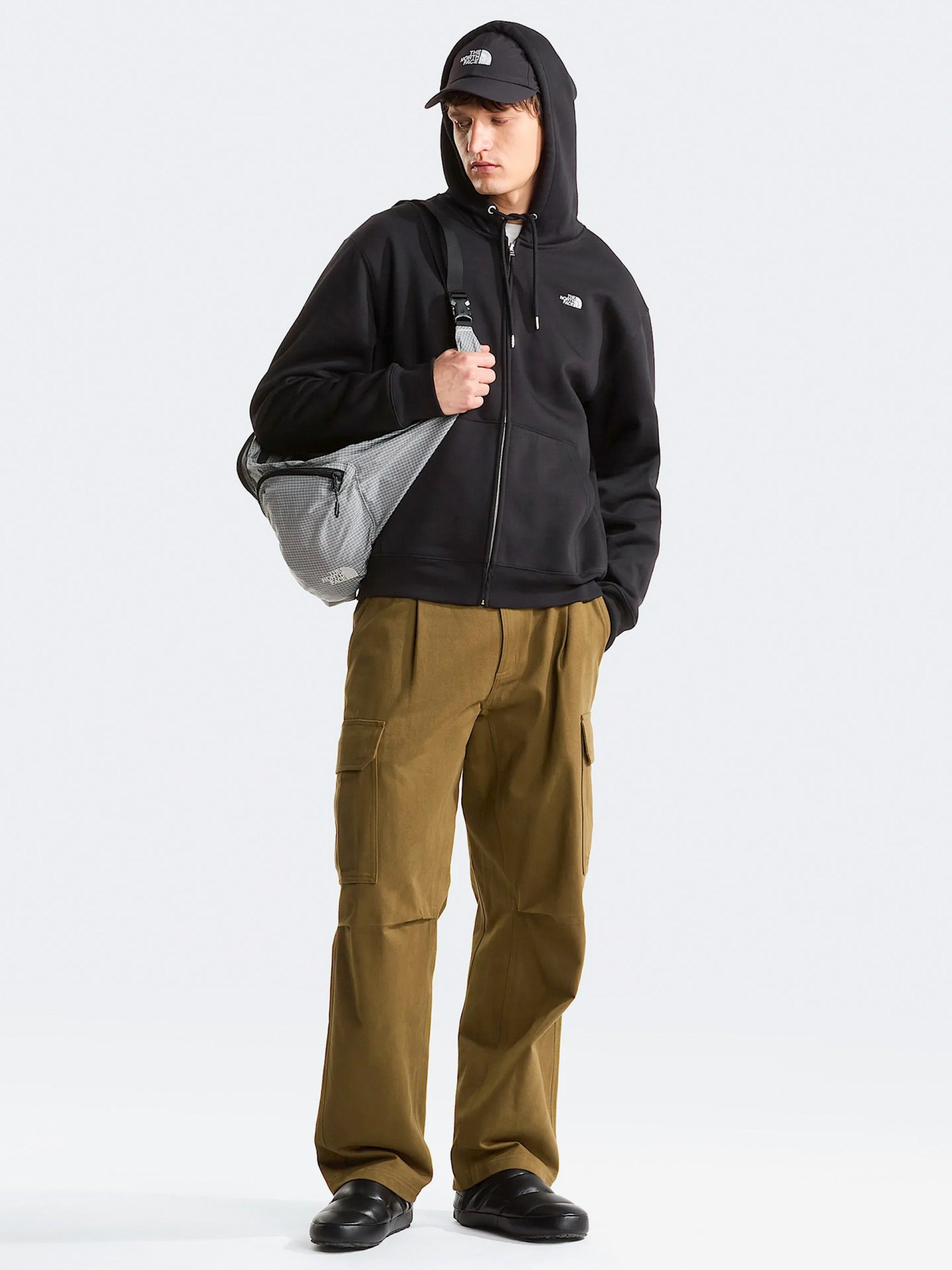 Chaqueta con Capucha The North Face Essential Simple Dome Negra