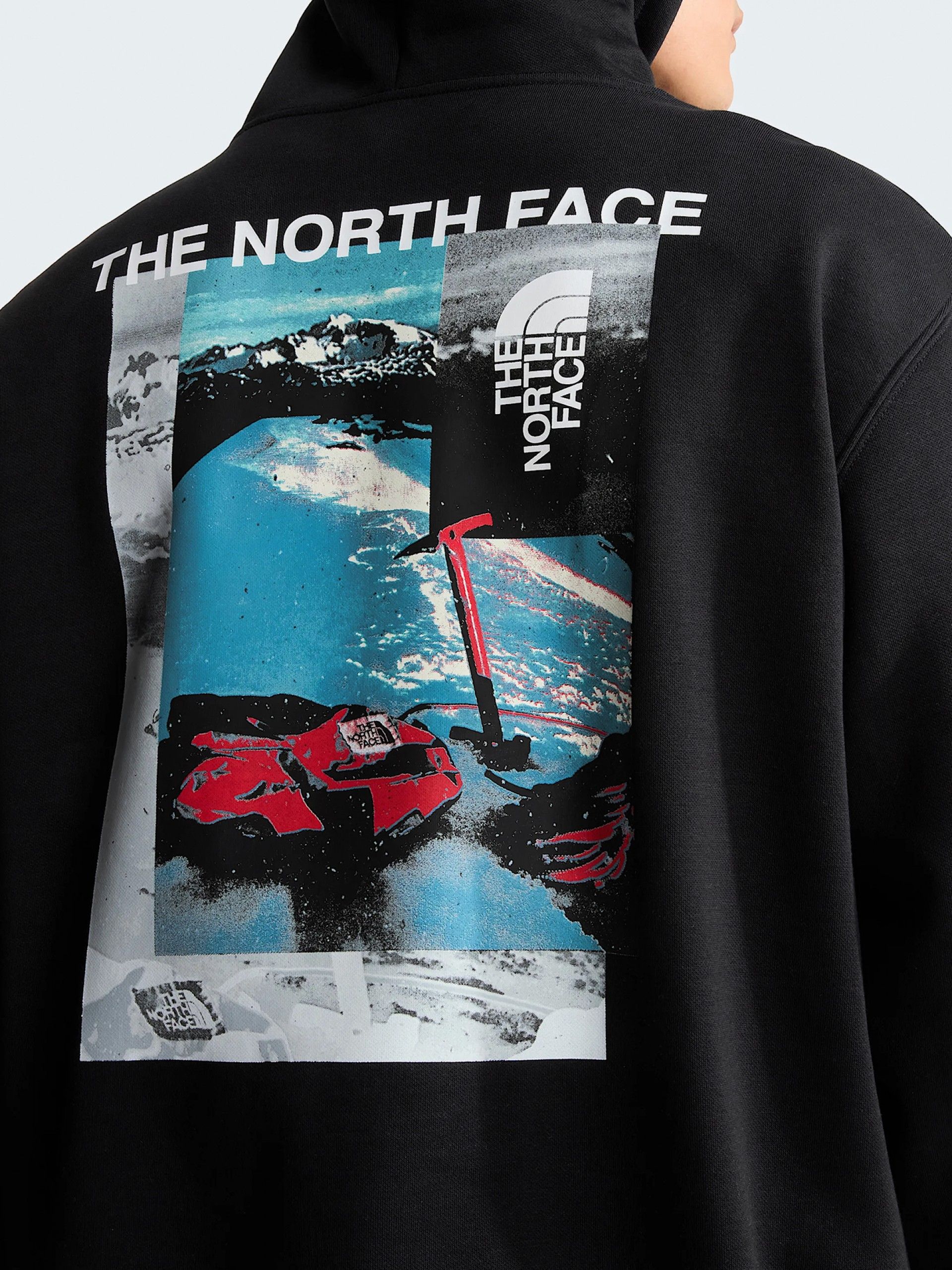 The North Face Apex 75 Collage Black Hoodie