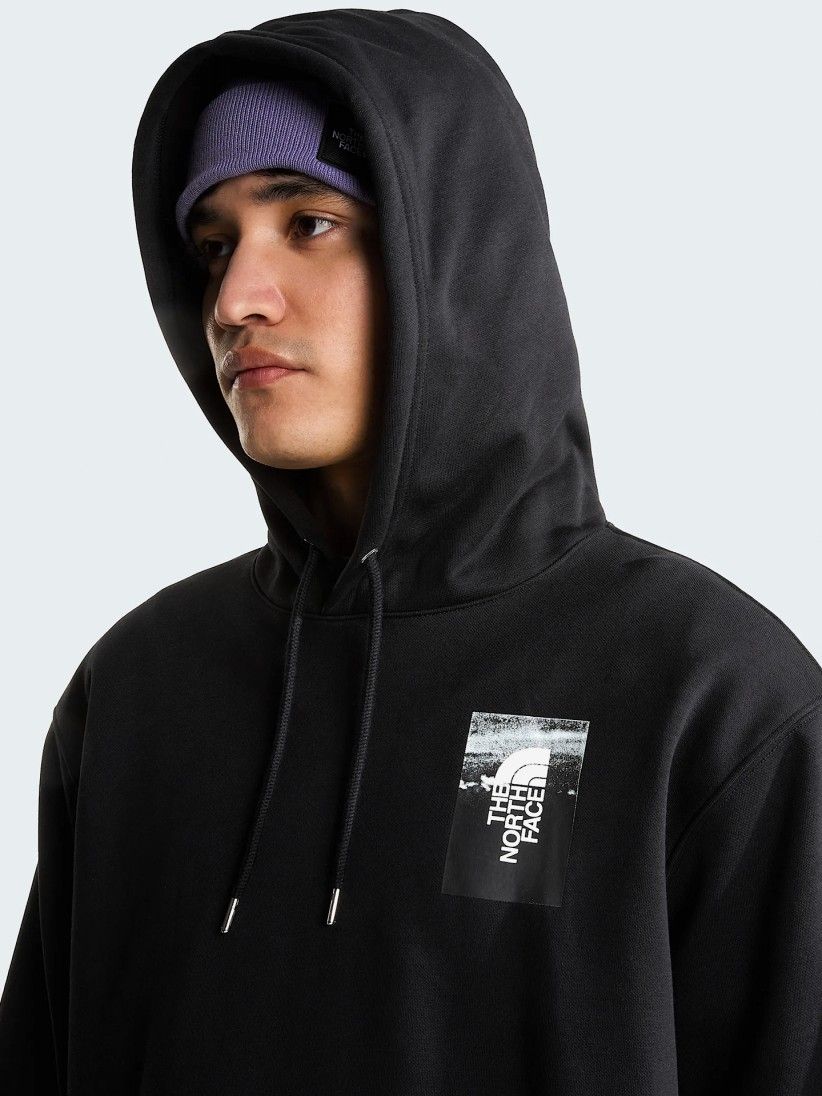 The North Face Apex 75 Collage Black Hoodie The North Face Apex 75 Collage Black Hoodie