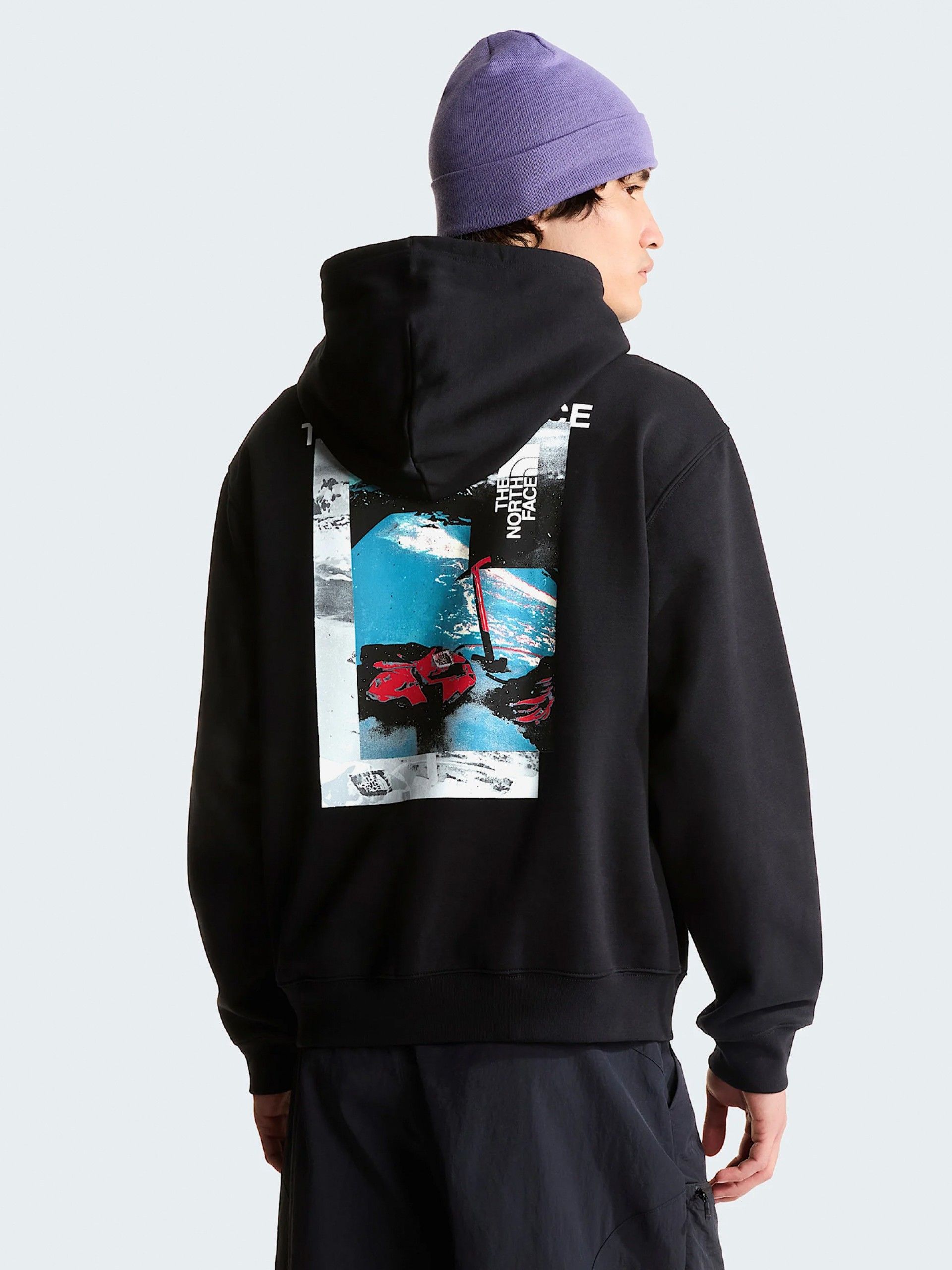 The North Face Apex 75 Collage Black Hoodie