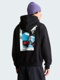 The North Face Apex 75 Collage Black Hoodie The North Face Apex 75 Collage Black Hoodie