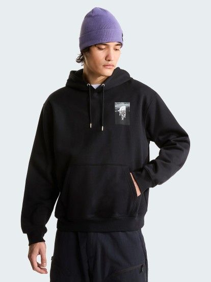 The North Face Apex 75 Collage Black Hoodie The North Face Apex 75 Collage Black Hoodie