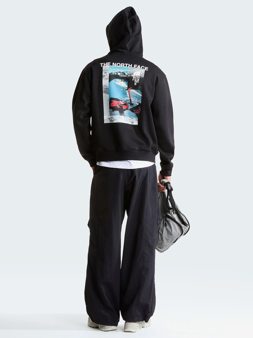 The North Face Apex 75 Collage Black Hoodie The North Face Apex 75 Collage Black Hoodie