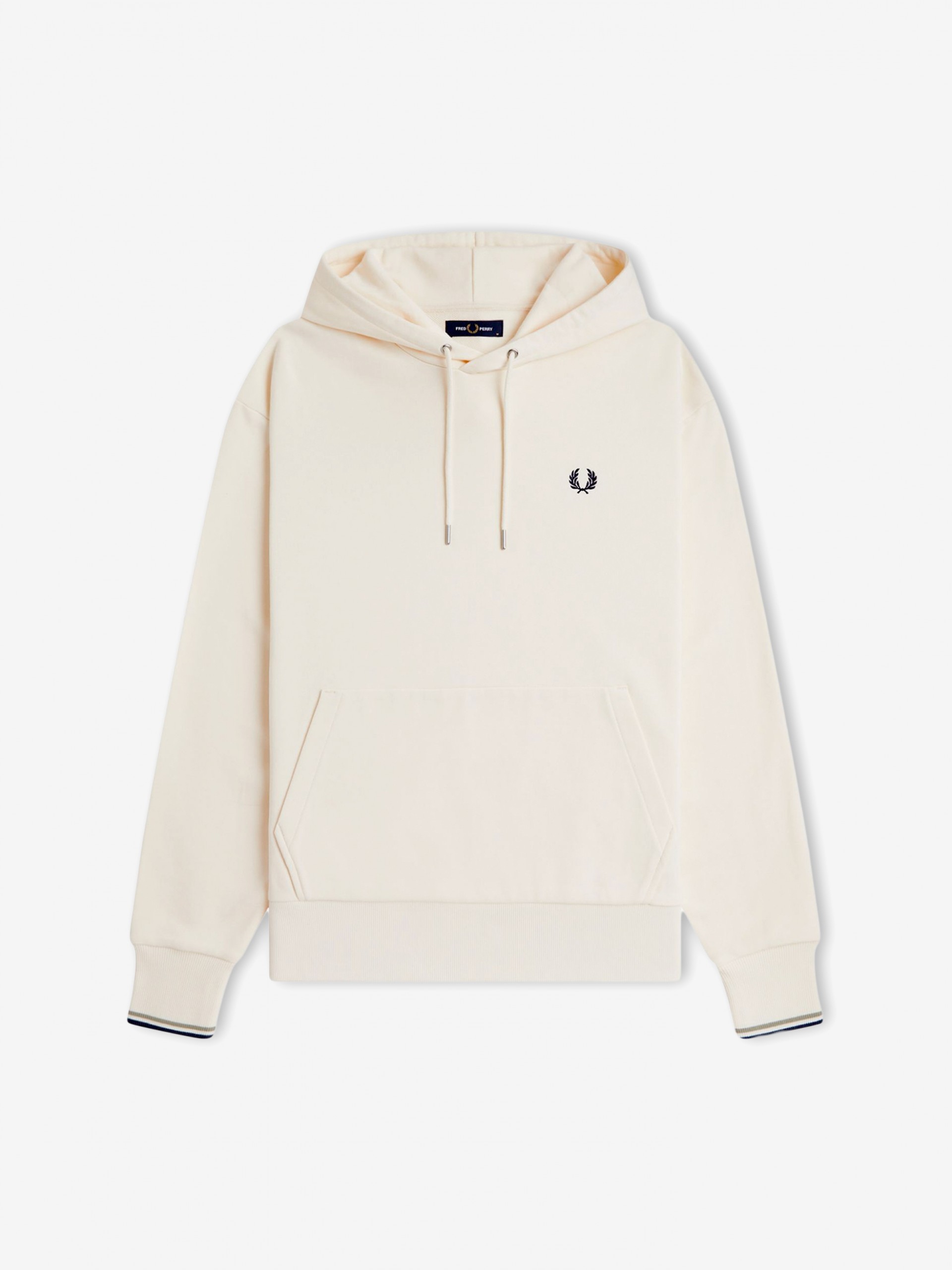 Camisola com Capuz Fred Perry Tipped Bege e Azul
