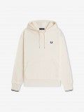 Camisola com Capuz Fred Perry Tipped Bege e Azul