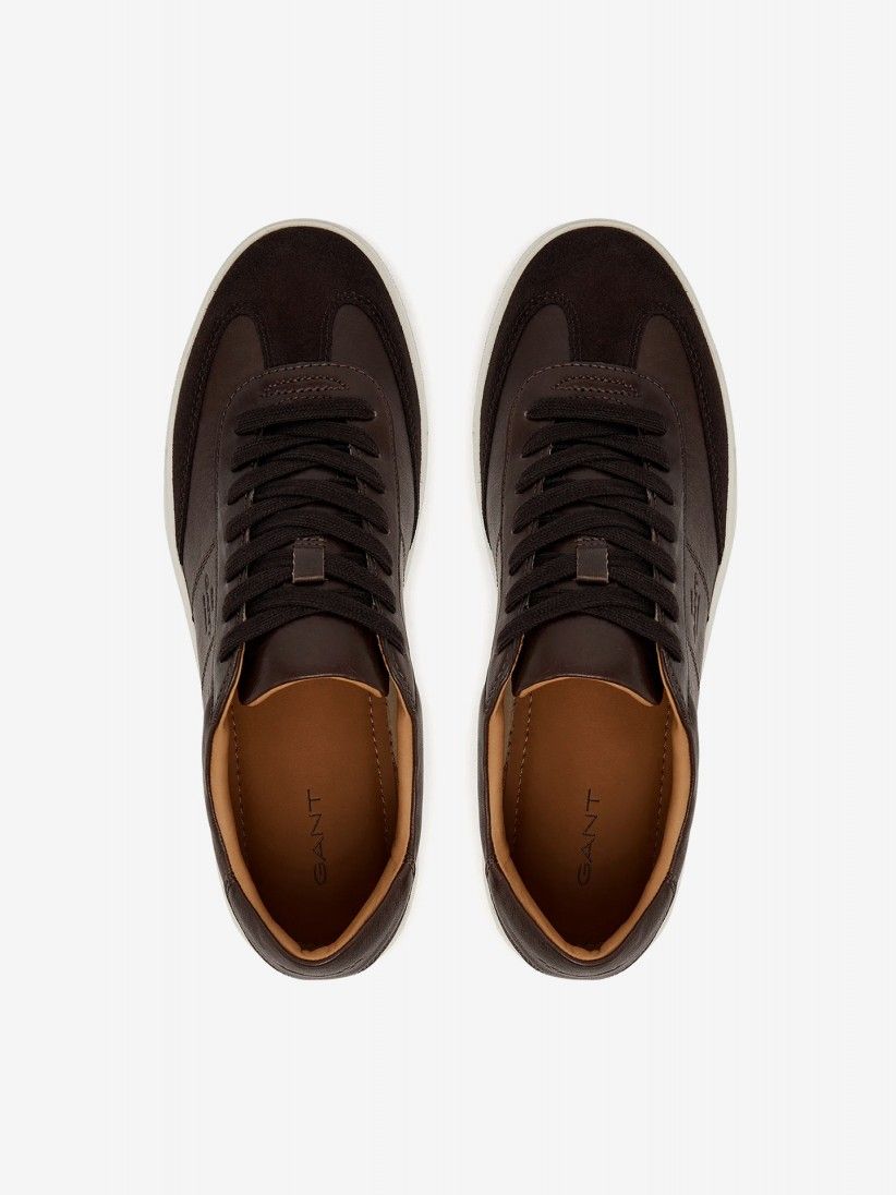Zapatillas Gant Mc Julien De Piel y Gamuza Marrones Para Hombre