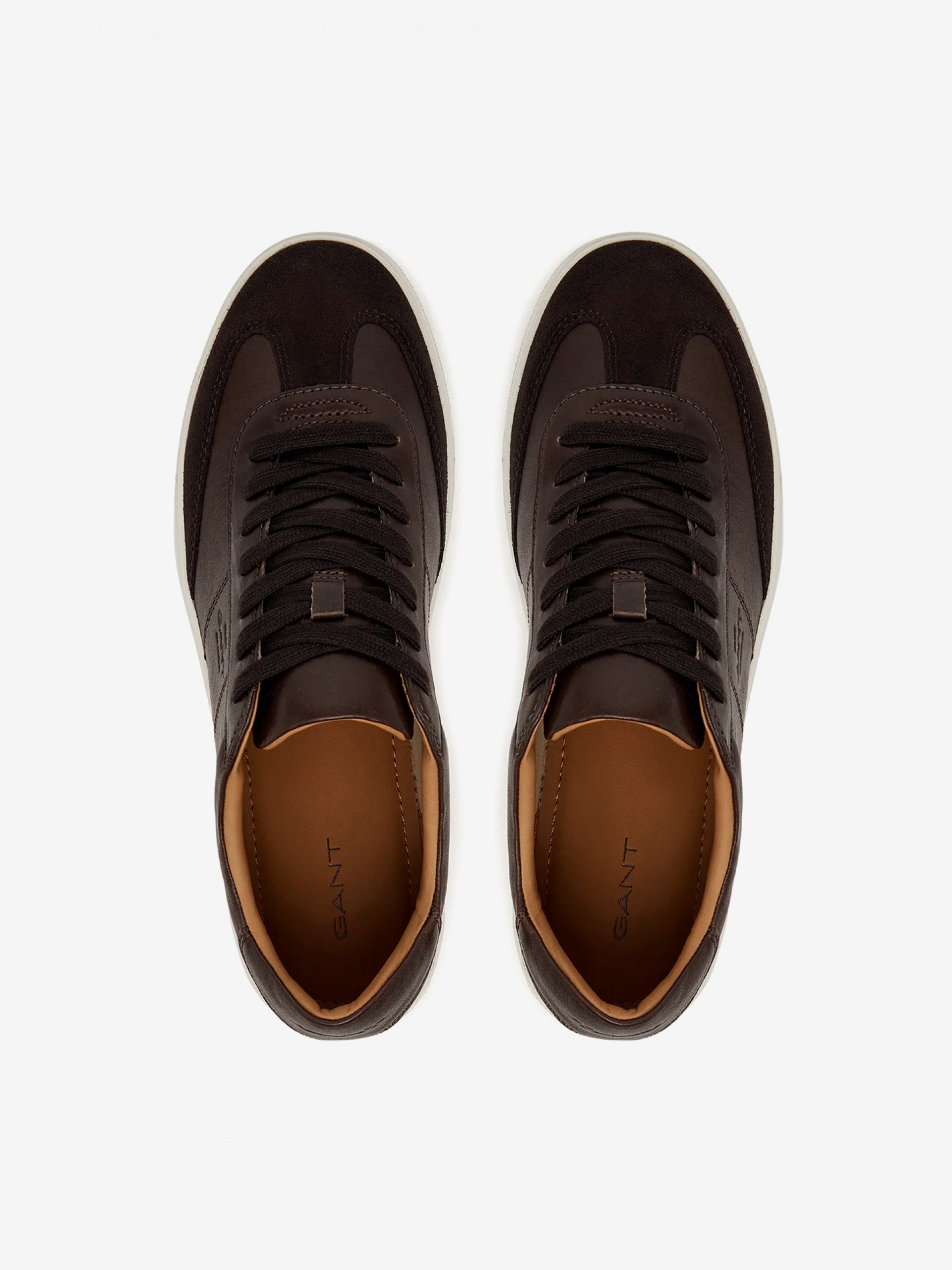 Zapatillas Gant Mc Julien De Piel y Gamuza Marrones Para Hombre