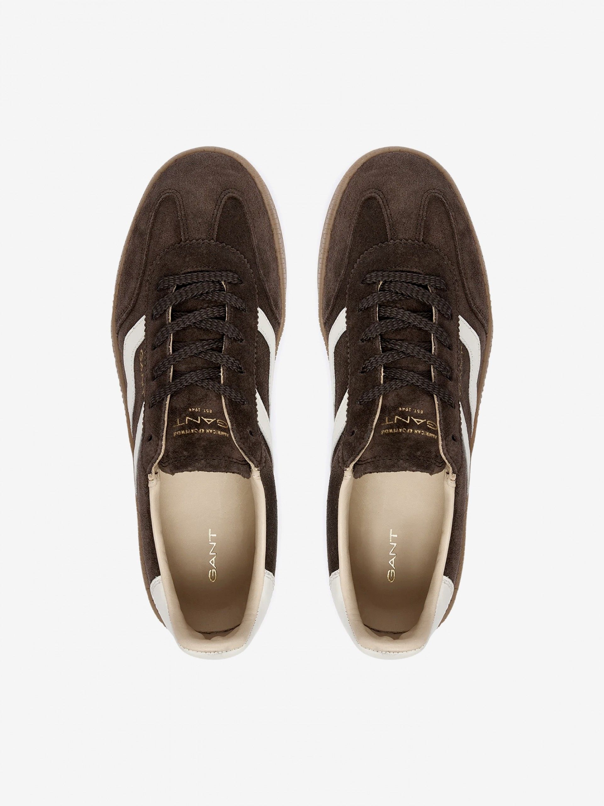 Gant Cuzima Brown Suede Sneakers For Women