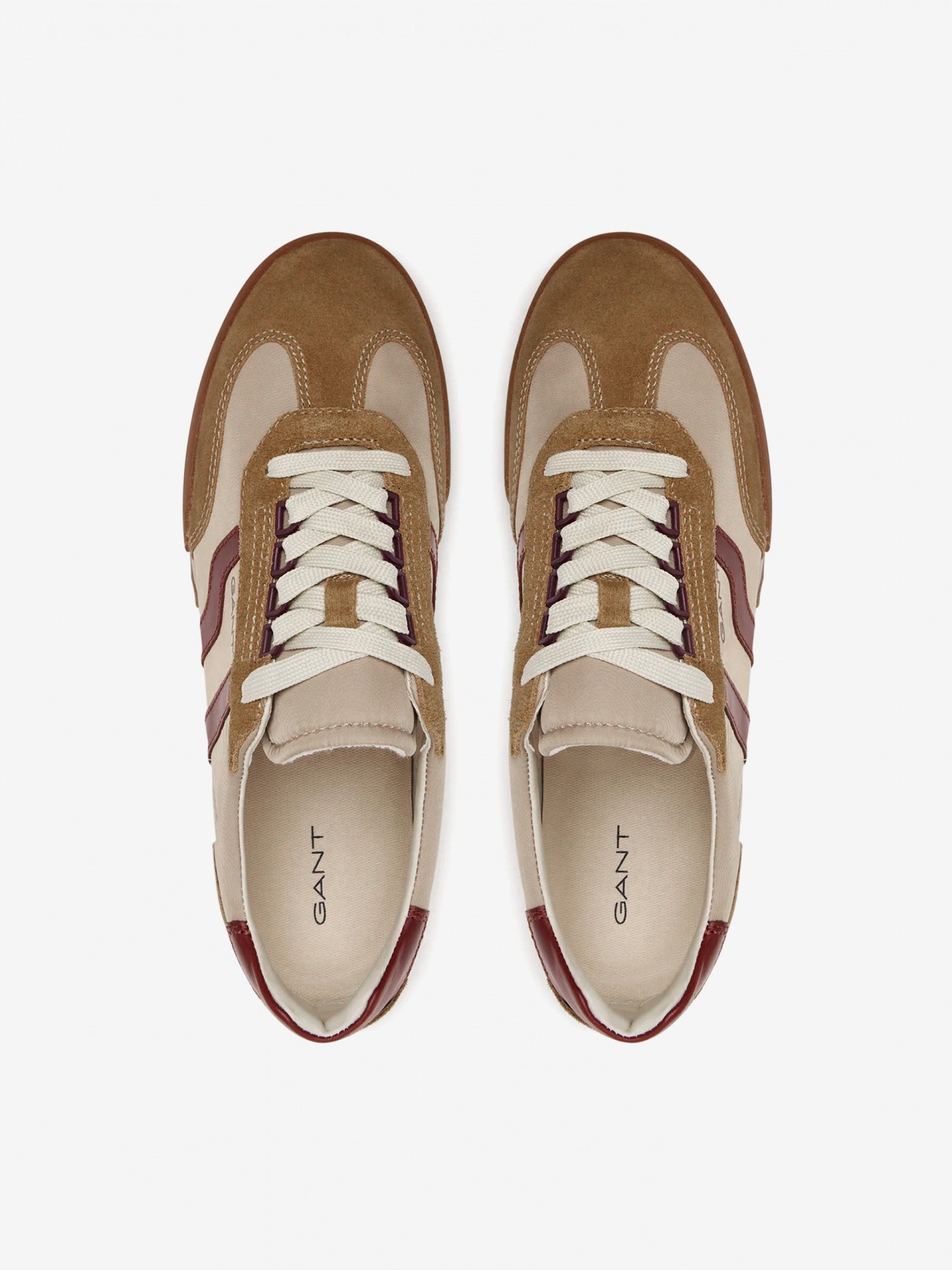 Gant Baylle Khaki, Camel and Burgundy Sneakers For Men