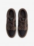 Sapatilhas Nike Dunk Low Castanhas e Pretas Para Mulher