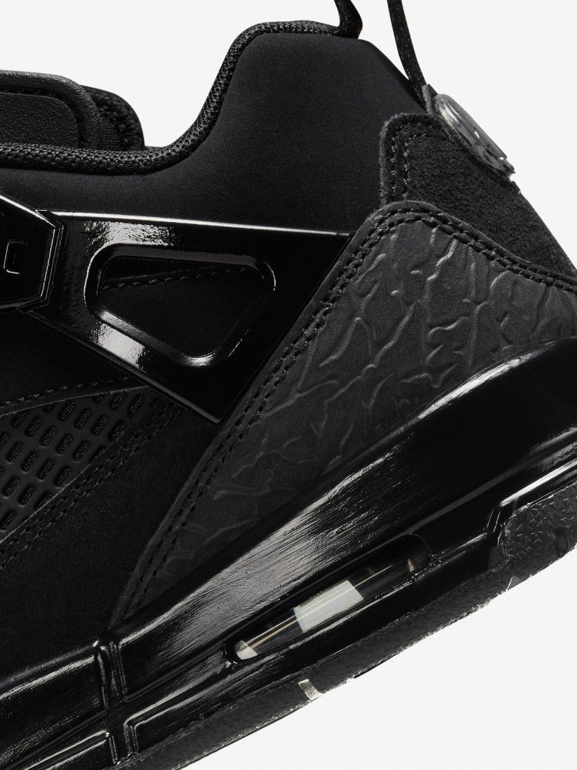 Sapatilhas Nike Jordan Spizike Low Nobuck Pretas Júnior Sapatilhas Nike Jordan Spizike Low Nobuck Pretas Júnior