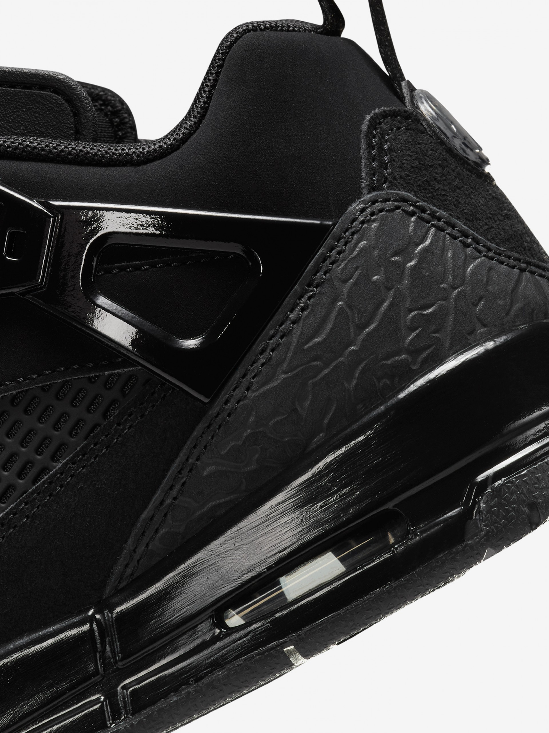 Sapatilhas Nike Jordan Spizike Low Nobuck Pretas Júnior