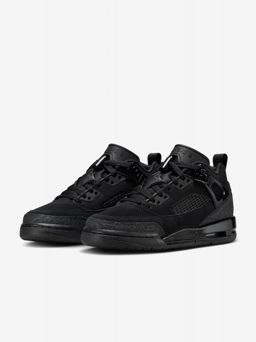 Sapatilhas Nike Jordan Spizike Low Nobuck Pretas Júnior Sapatilhas Nike Jordan Spizike Low Nobuck Pretas Júnior