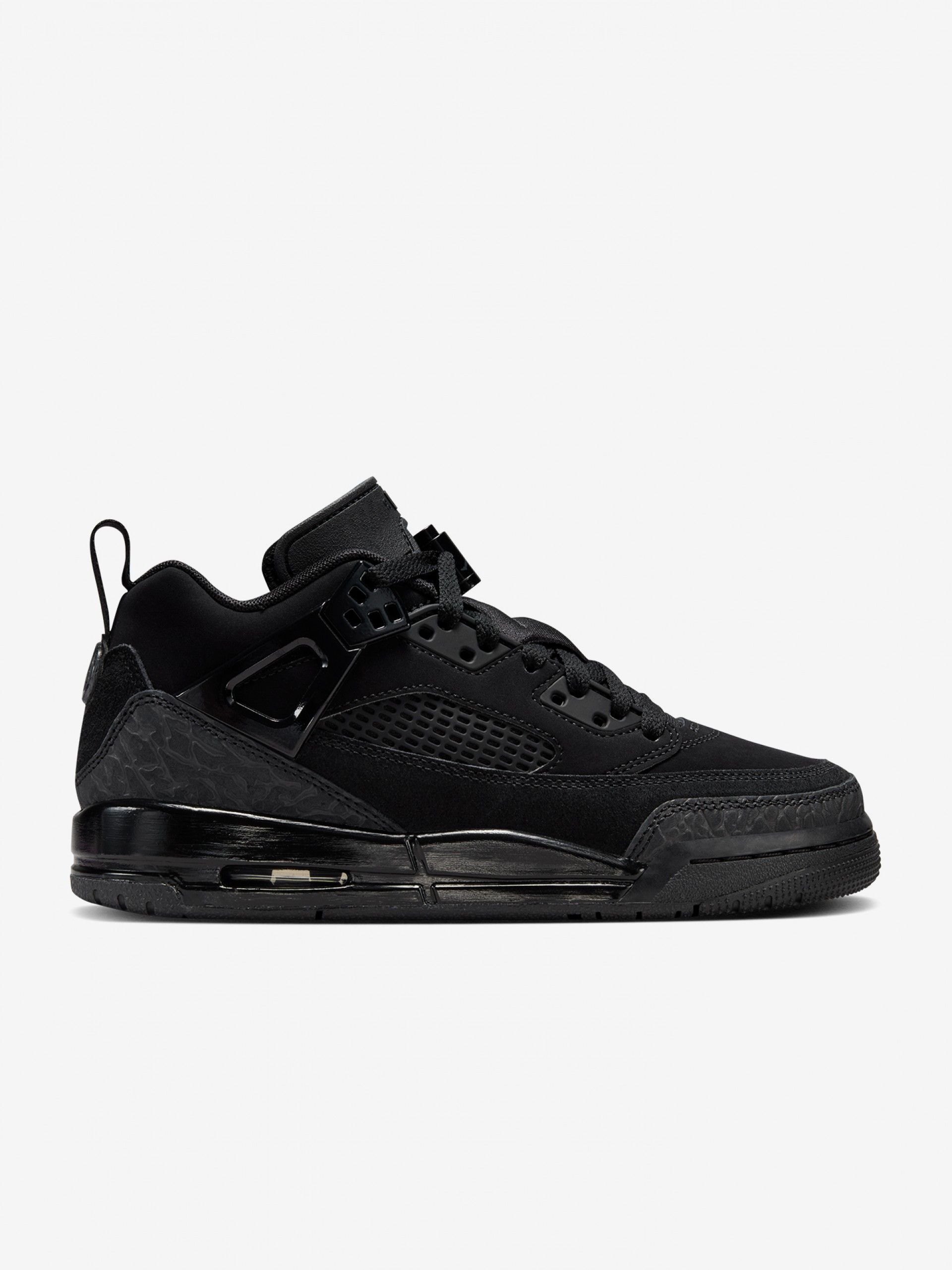Sapatilhas Nike Jordan Spizike Low Nobuck Pretas Júnior