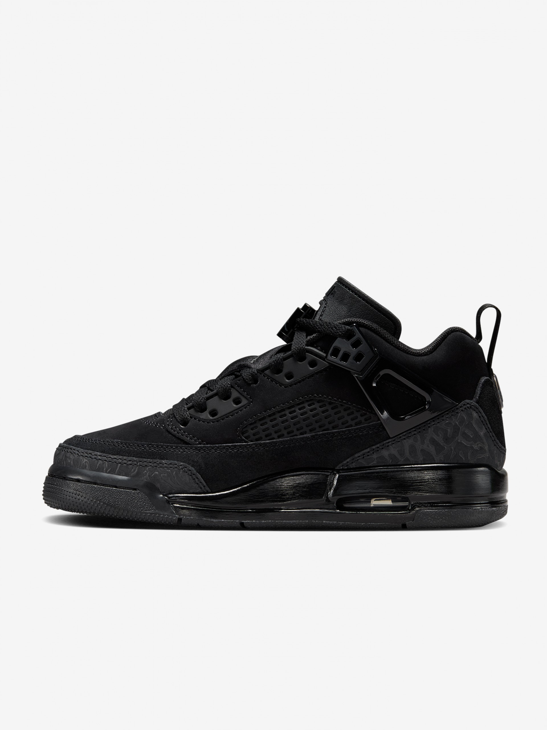 Sapatilhas Nike Jordan Spizike Low Nobuck Pretas Júnior