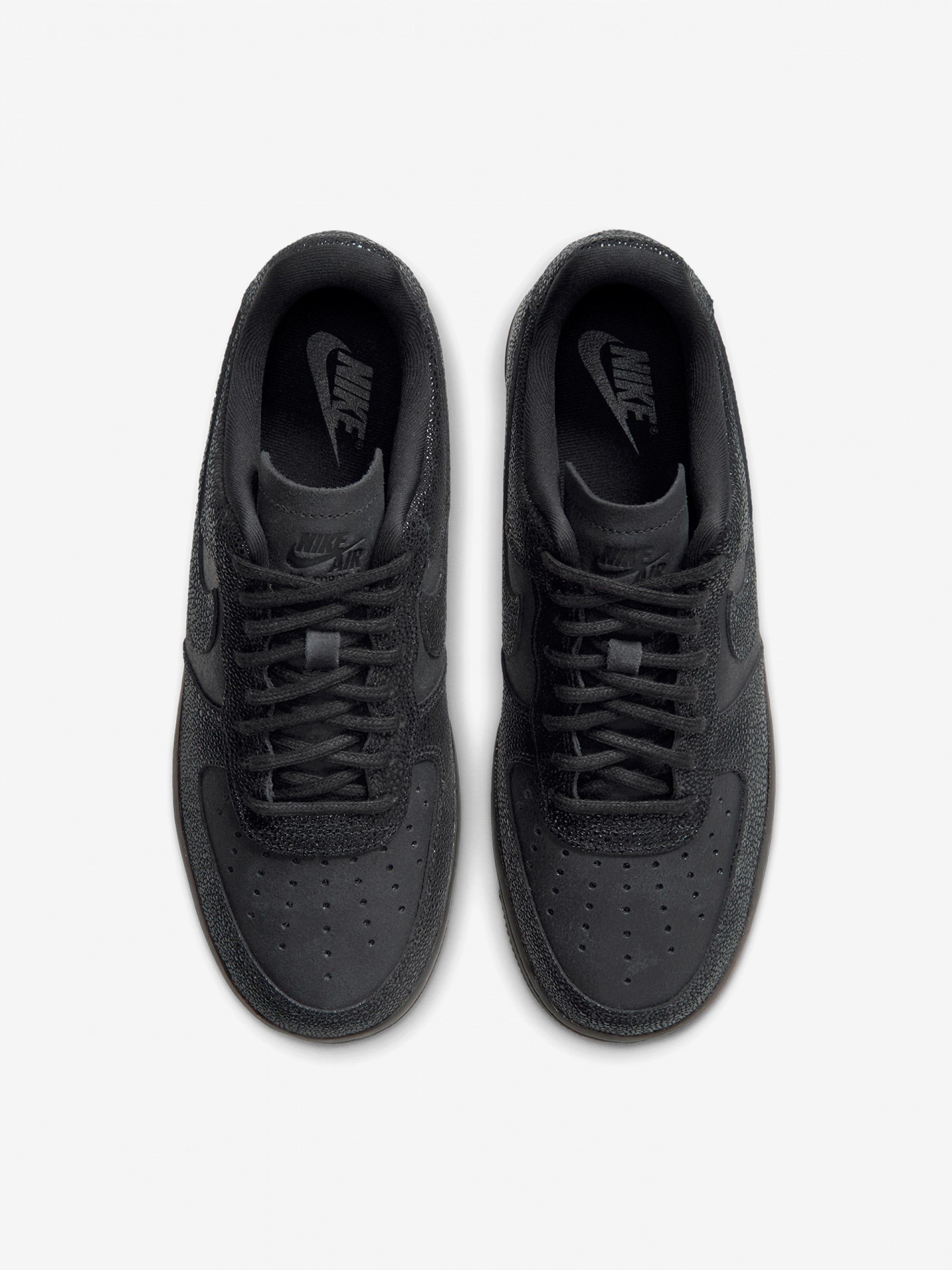 Sapatilhas Nike Air Force 1 07 SE Shagreen Pretas Para Mulher