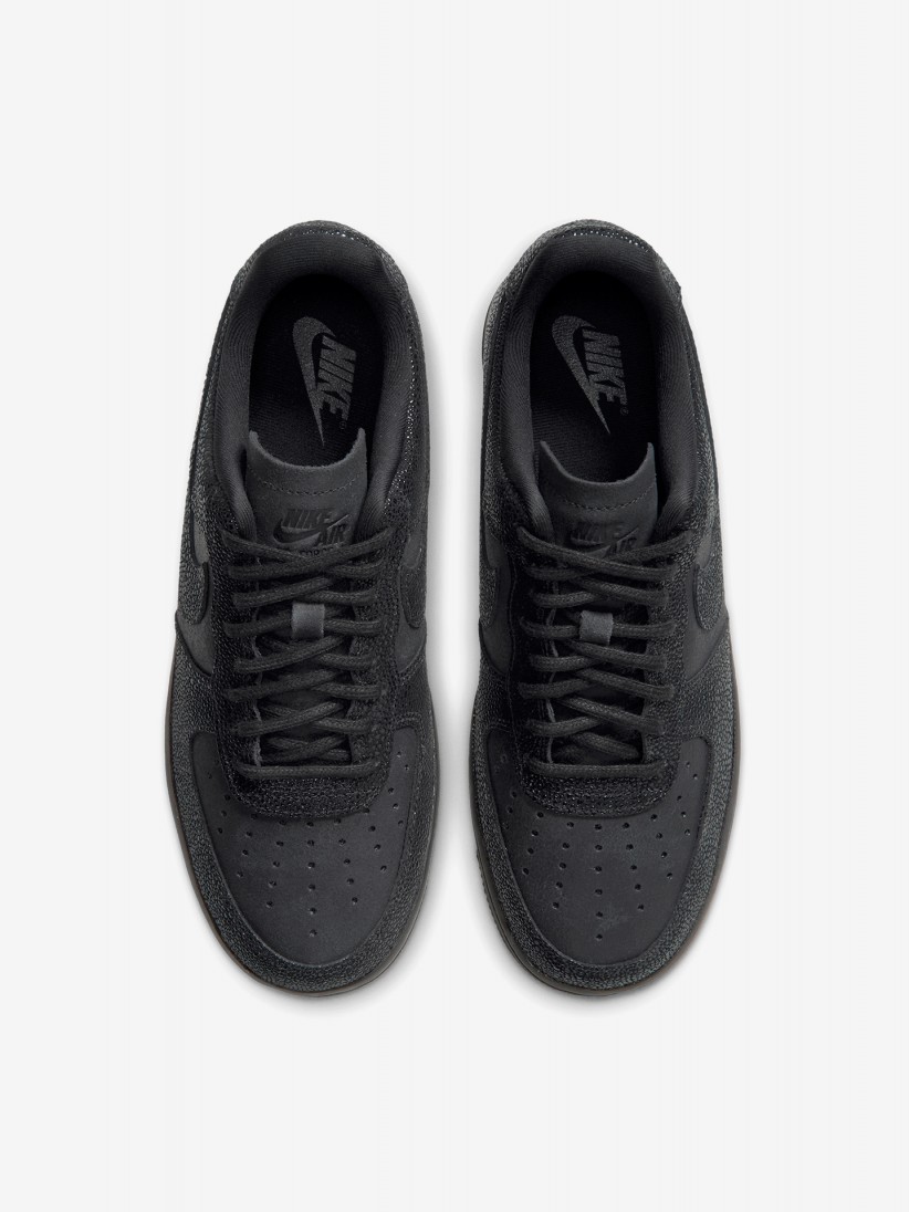 Nike Air Force 1 07 SE Shagreen Black Sneakers For Women
