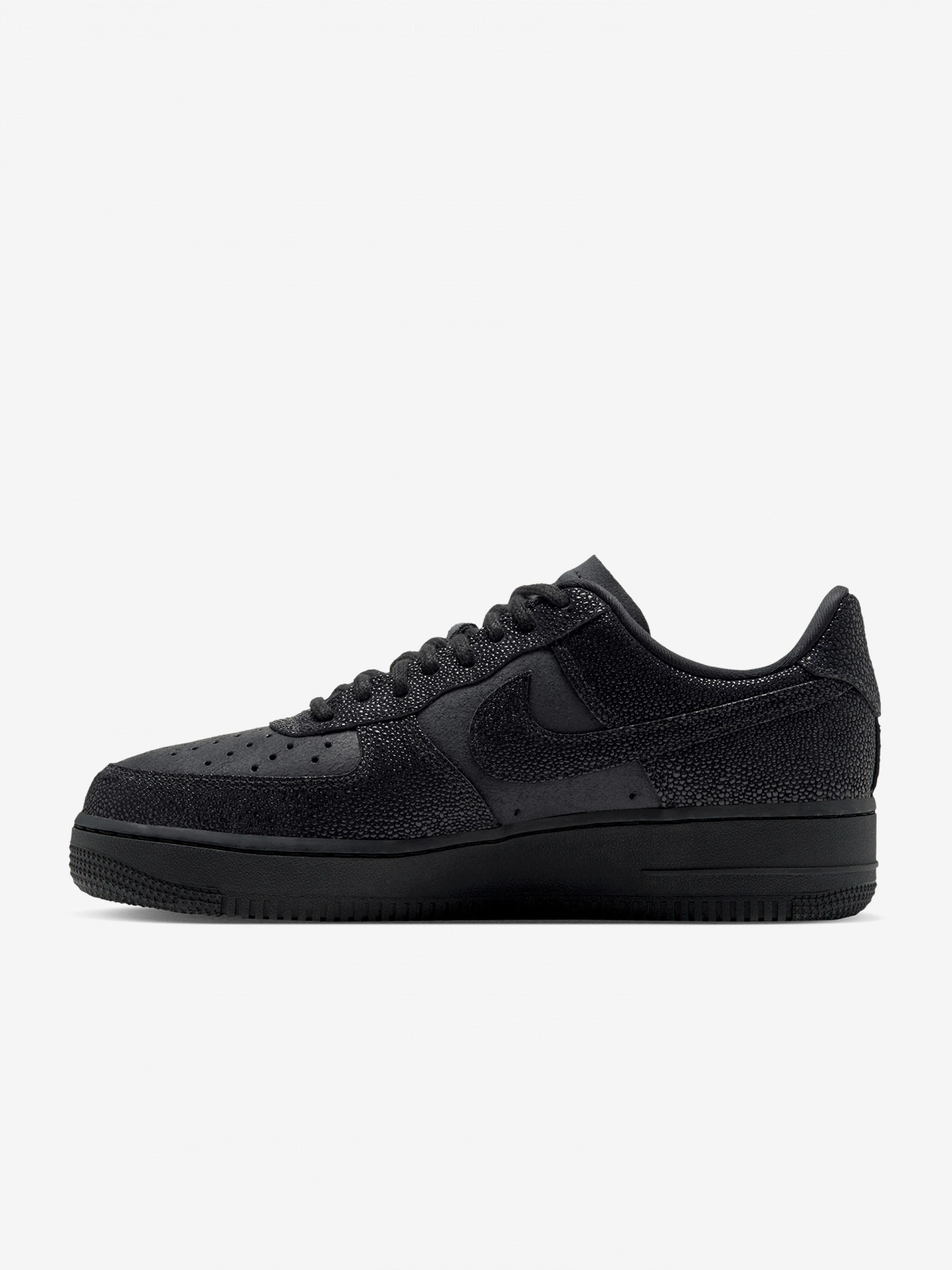 Sapatilhas Nike Air Force 1 07 SE Shagreen Pretas Para Mulher