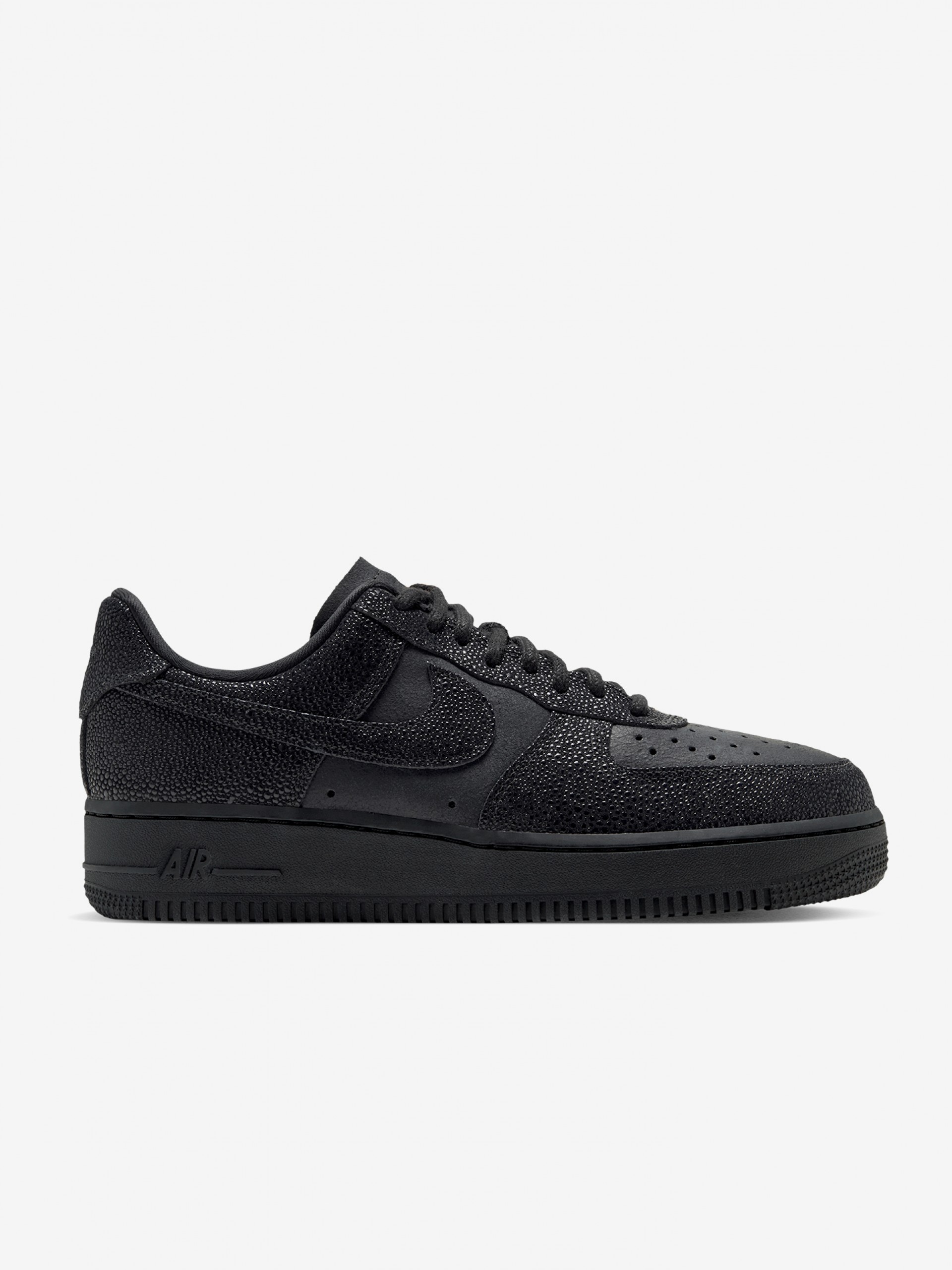 Zapatillas Nike Air Force 1 07 SE Shagreen Negras Para Mujer