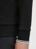 Sudadera con Cremallera Fred Perry Negra Sudadera con Cremallera Fred Perry Negra