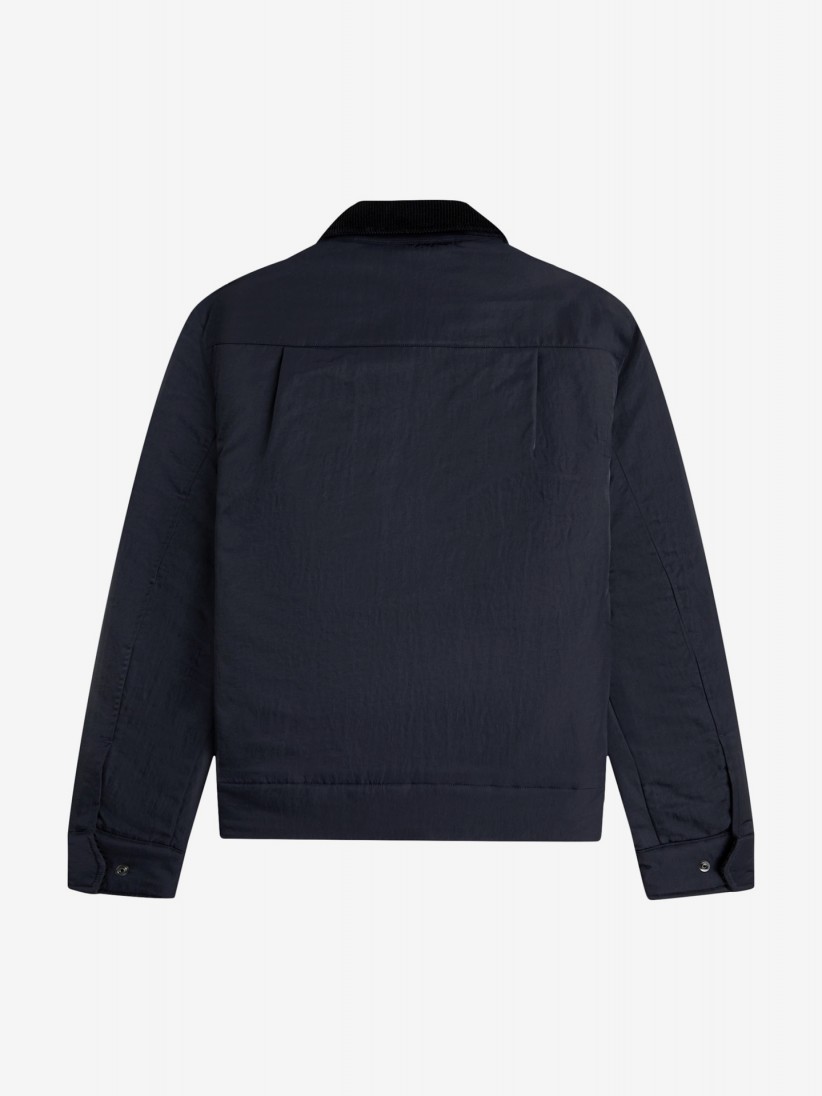 Casaco Fred Perry Nylon Caban Azul e Preto