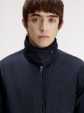 Casaco Fred Perry Nylon Caban Azul e Preto