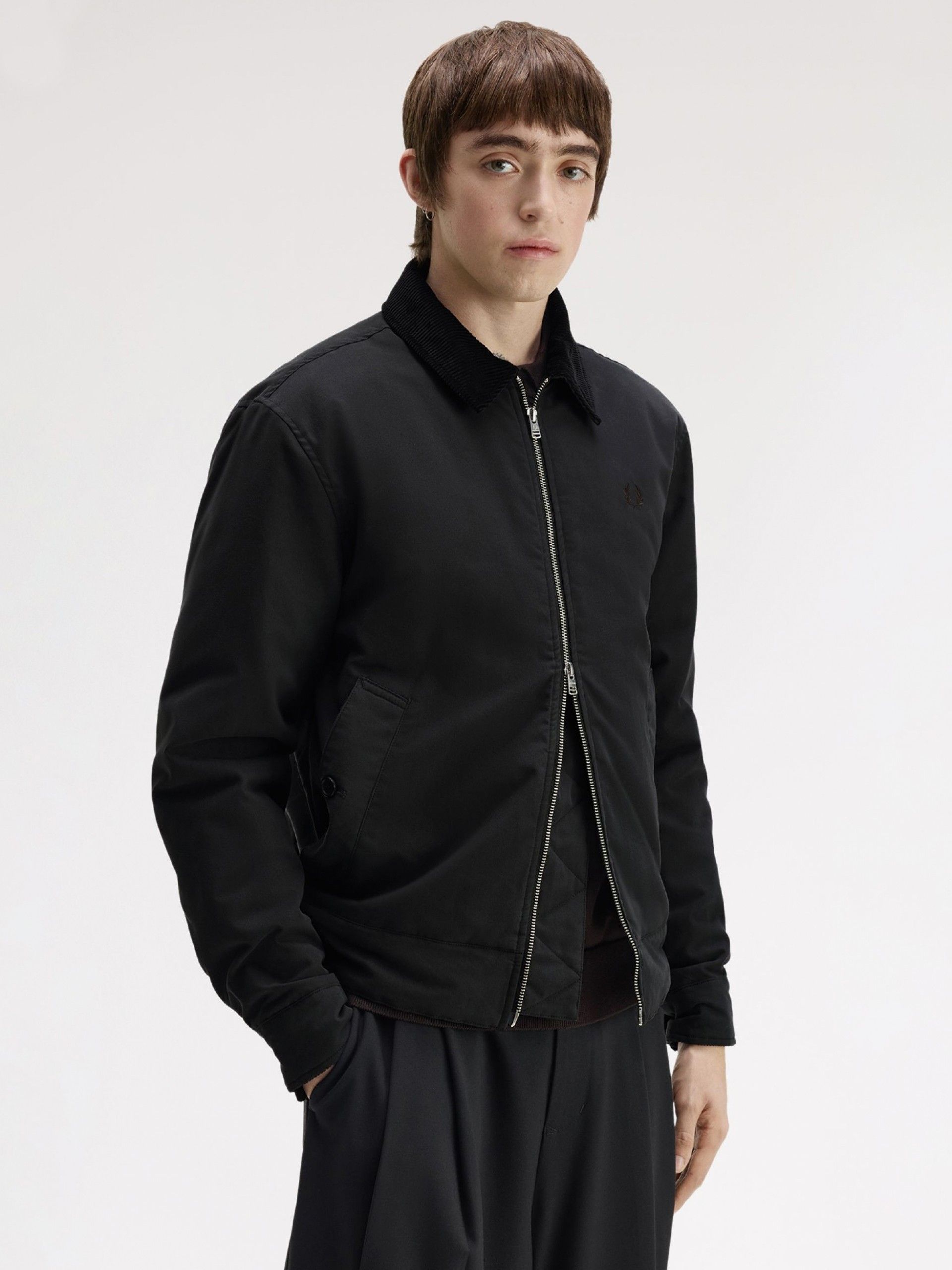 Chaqueta Fred Perry Caban Negra