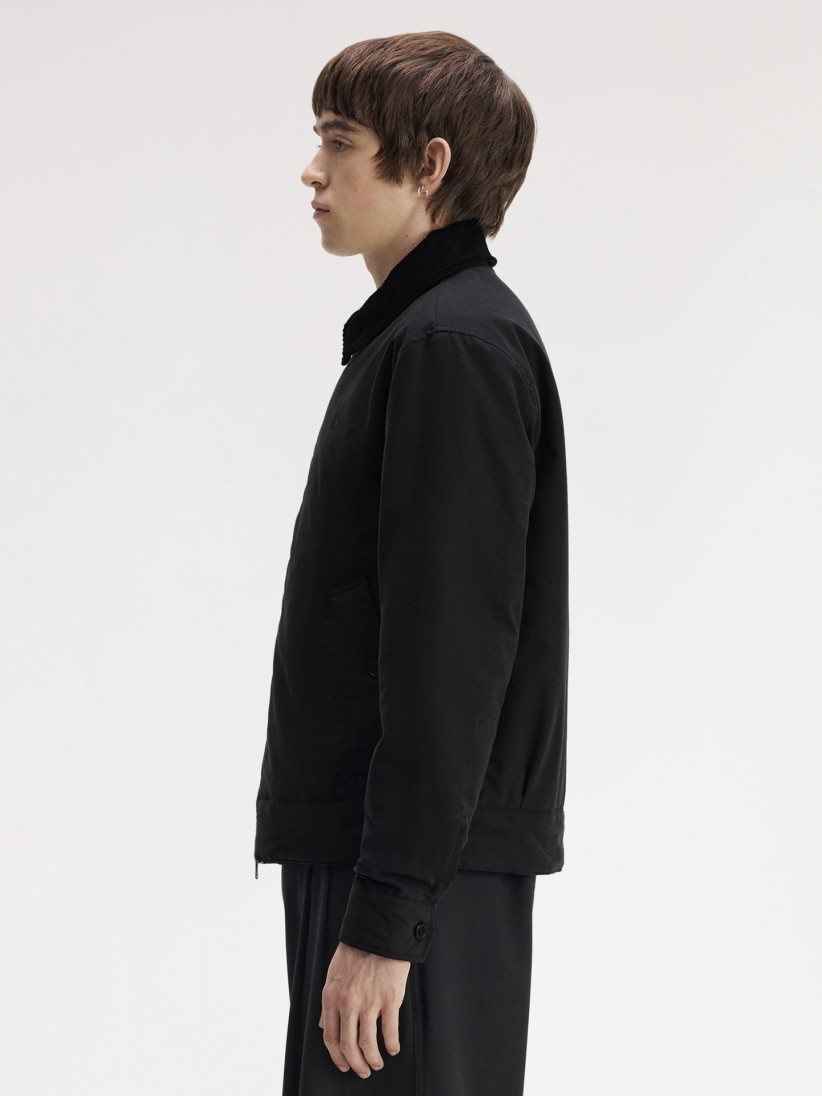 Fred Perry Caban Black Jacket