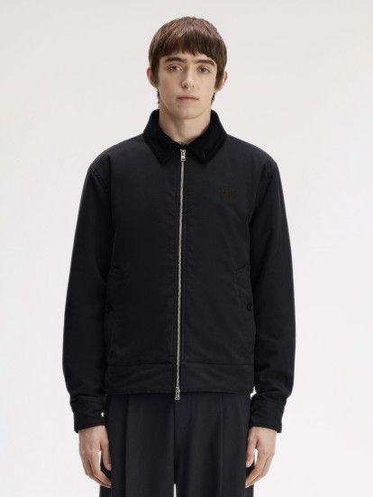 Fred Perry Caban Black Jacket
