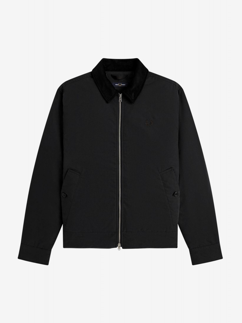 Fred Perry Caban Black Jacket