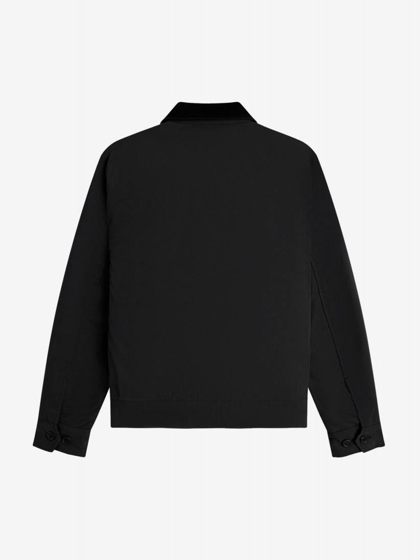 Fred Perry Caban Black Jacket