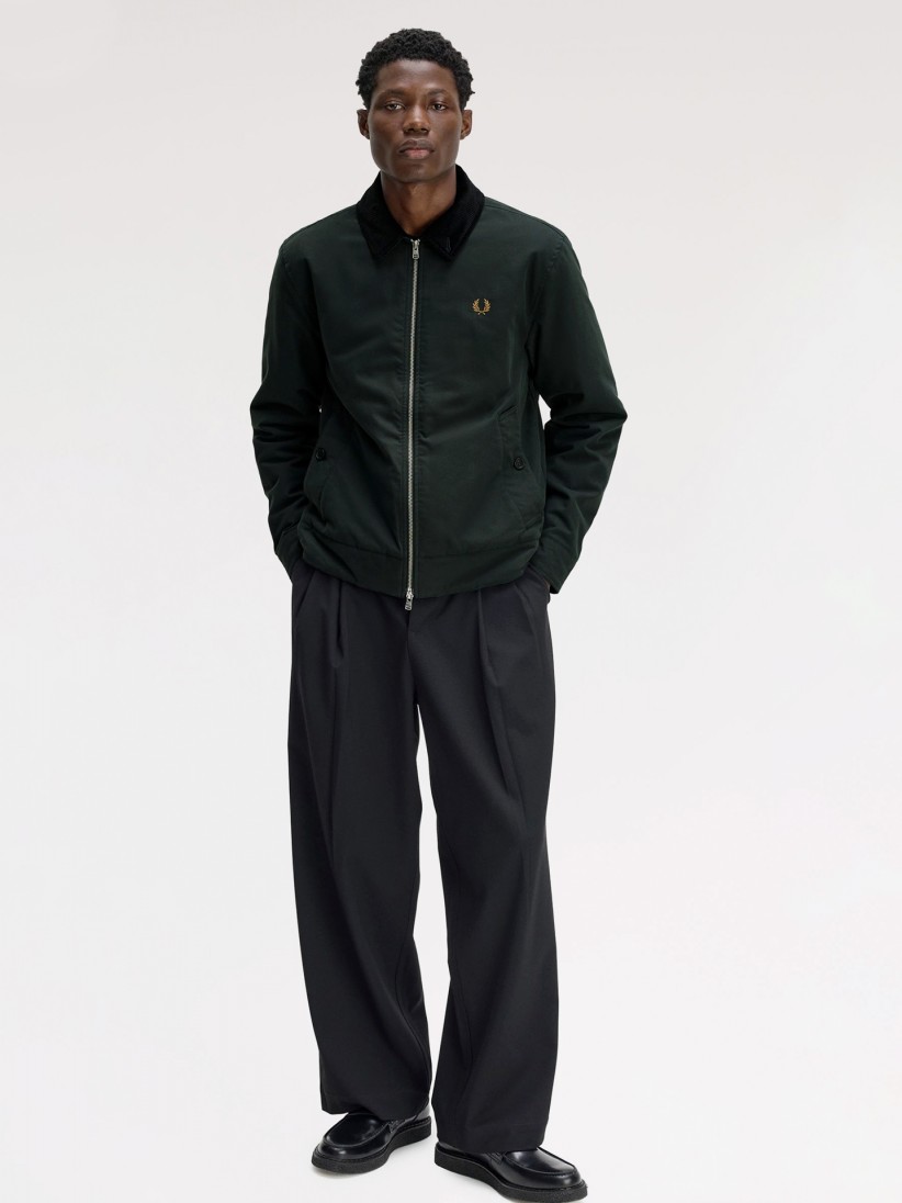 Fred Perry Caban Green Jacket Fred Perry Caban Green Jacket