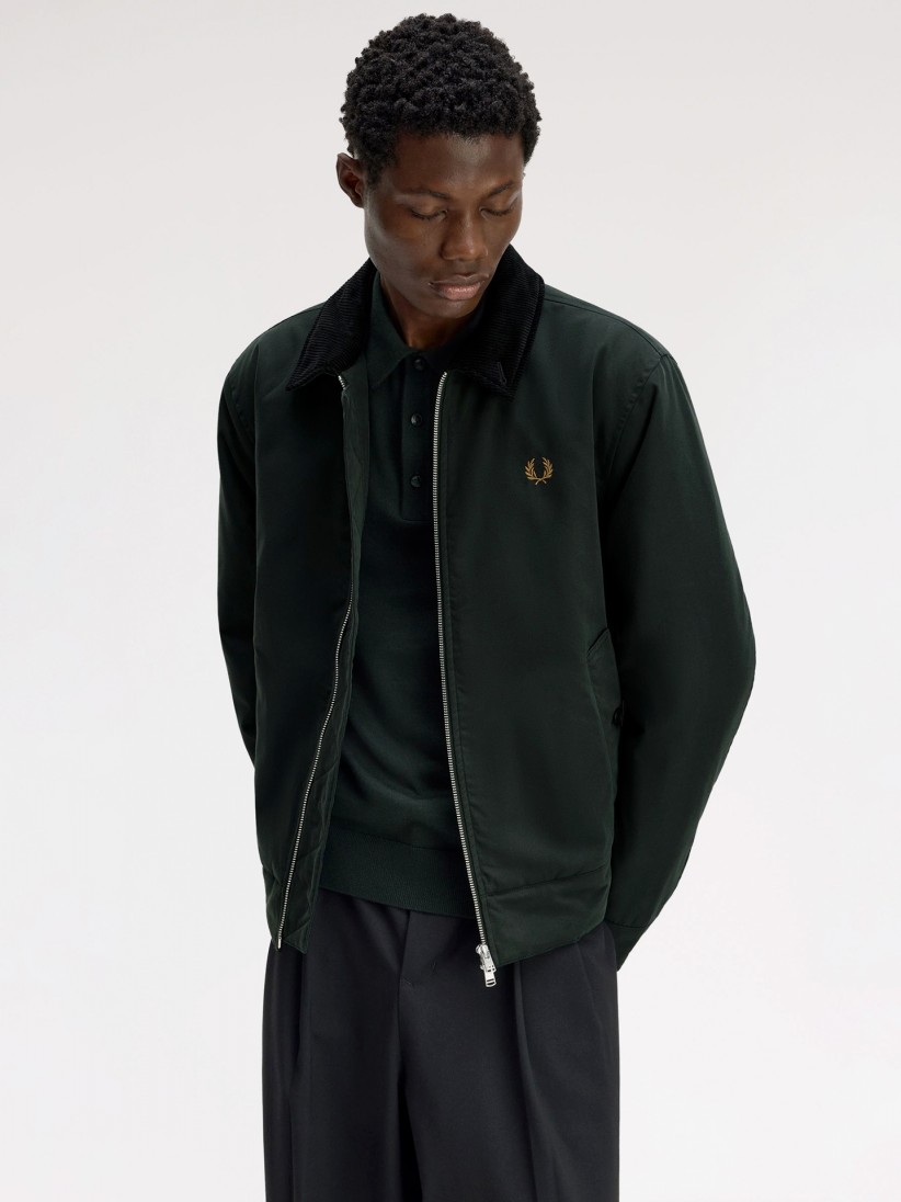 Fred Perry Caban Green Jacket Fred Perry Caban Green Jacket