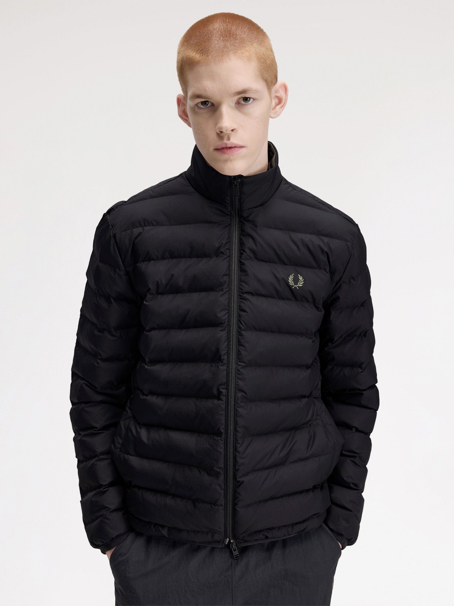 Fred Perry Insulated Black Jacket